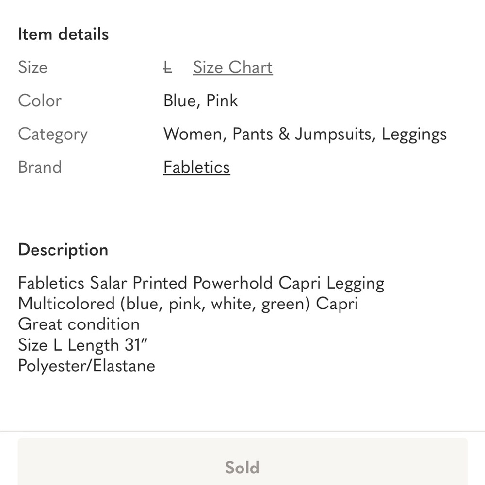 Fabletics Blue Multi-Color Patterned Leggings - image 6